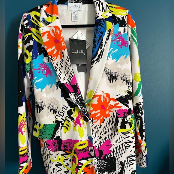 Joseph Ribkoff Multi-Color Blazer - Picture 4 of 4